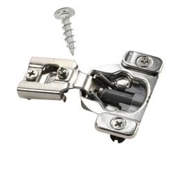 DTC 1/2" Overlay Soft Close 105 Degree 2 Cam Press in Face Frame Concealed Cabinet Hinge 6-Way Adjustable H8E055H (2 Pack)