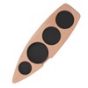Coffee Tamper Holder Boat Shape 4 Slots Anti Slip Stable