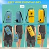 BODY GLOVE Rolltop Waterproof Dry Bag with Zippered Front Pocket,