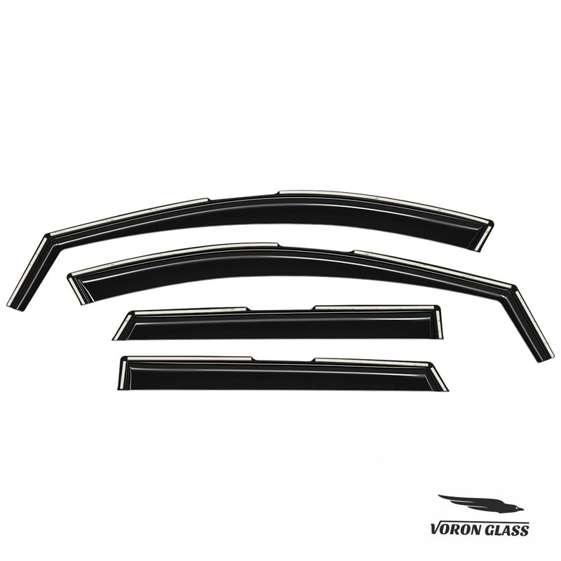 Voron Glass in-Channel Extra Durable Rain Guards for Hyundai Tucson