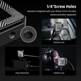 DOCKCASE M.2 NVME 2230 SSD Enclosure with 1/4" Screw, 3s Current Loss Protection, SSD Life Detection, 10Gbps USB 3.2 NVMe Enclosure Compatible 2230 M.2 NVMe/PCIe SSD UASP up to 2TB Striped