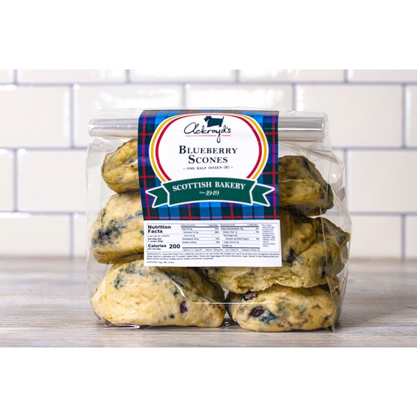 Ackroyd's Scottish Bakery One Dozen Fresh Baked Scones - Afternoon