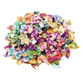20Pcs/10 Pairs Easter Bunny Yorkie Dog Puppy Hair Bows with Rubber Bands Hair Accessories Bow Pet Grooming Cute Pet Small Hair Bowknot (Easter)