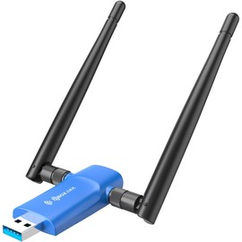 Nineplus WiFi 6 1800Mbps 802.11ax USB 3.0 Wireless Adapter with PC WiFi Antenna for Win11/10 Gaming Internet Network Card