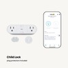 Safety 1st Connected Dual Smart Outlet — Wi-Fi Plug, No