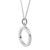 Silpada 'Brillante' Cubic Zirconia Open Circle Pendant Necklace in Sterling
