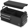 LIBZAKI Car Trunk Storage Organizer, Multi Compartment Collapsible Trunk Storage