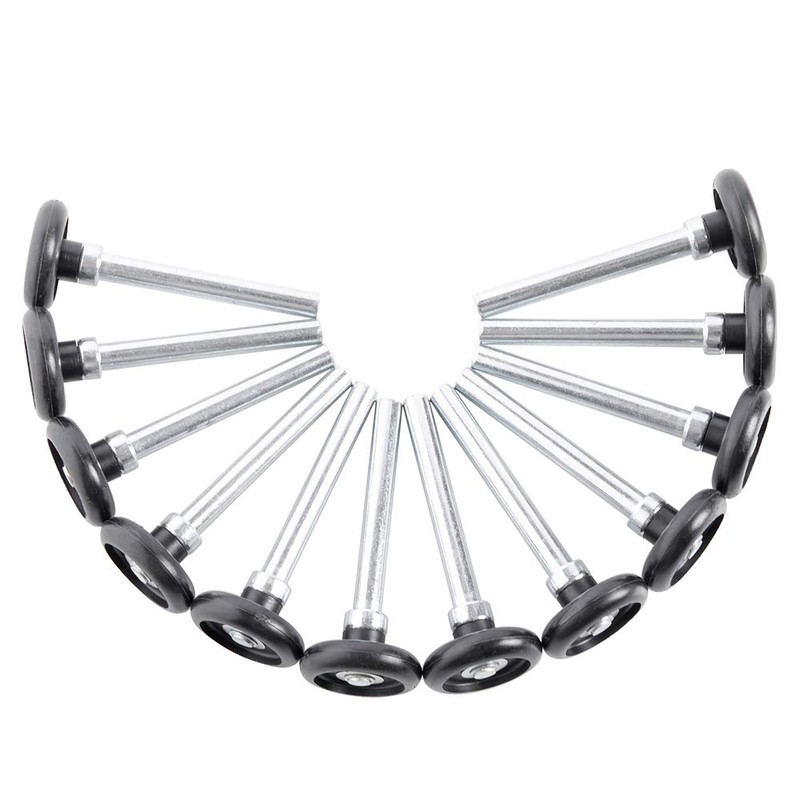 HOME MASTER HARDWARE 1-3/4" Nylon Garage Door Rollers with 4"