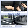 ALLANSING Back Seat Cover 60/40 Split Bench for Small Cars,SUVs,Trucks-