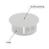 Suiwotin 30PCS 10mm (3/8'') White Plastic Flush Type Hole Plugs,