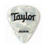 Taylor Celluloid 351 Picks White Pearl 0.46mm 12-Pack