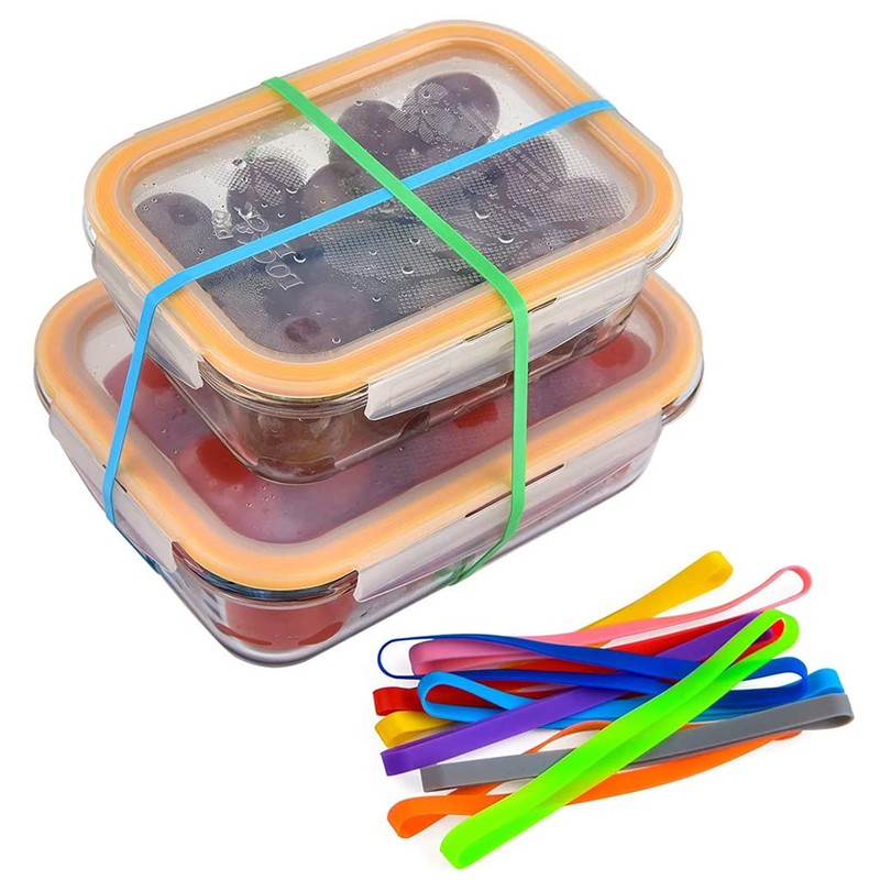 Silicone Rubber Bands 8 Inch Length (0.4" Wide) - Heavy