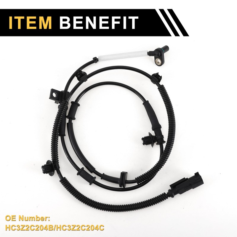 X AUTOHAUX ABS Wheel Speed Sensor ABS Sensor No.HC3Z2C204B/HC3Z2C204C for