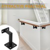 Patioer Handrail Brackets Heavy Duty Steel Square Hand Rail Bracket
