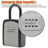 Protable Key Storage Security Lock,V-Resourcing® Door Knob Mounted Re-settable 4