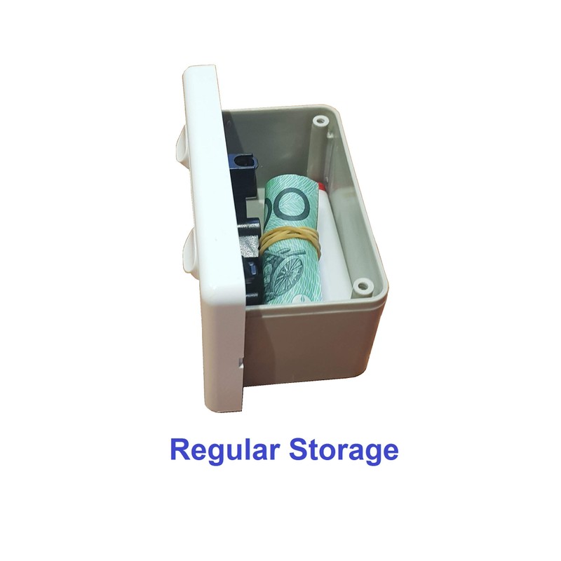Power Point Stash Box Hidden Wall Safe Can Secret Diversion
