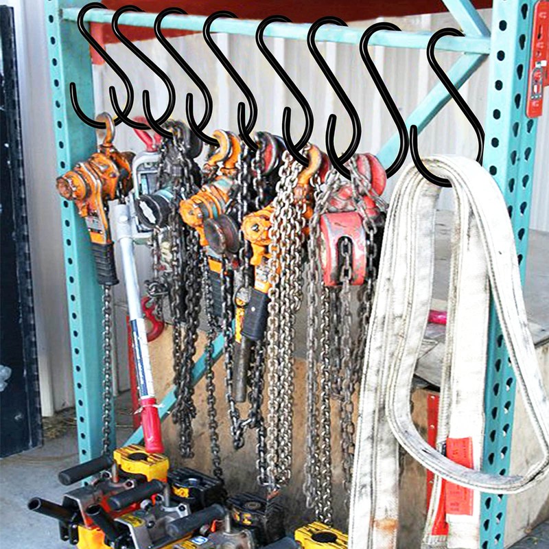 DINGEE 12 Pack 6 Inch Heavy Duty Large S Hook