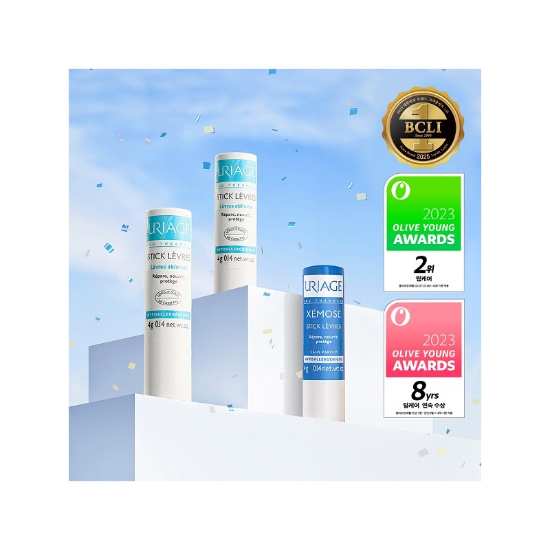Uriage Sticklevre Lip Balm Original 4g 2+1 limited edition /