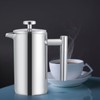 350ML Double Wall Stainless Steel Coffee Maker French Press Tea