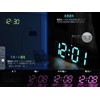 KOSUMOSU Multicolor Digital Clock, 7 Color LED Clock, Neon Clock,
