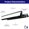 Telescopic Sleeved Letter Box, Premium Draught Proof Postal Letterbox, Aluminium
