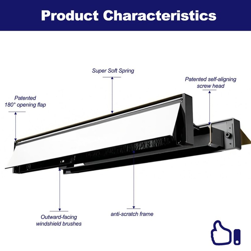 Telescopic Sleeved Letter Box, Premium Draught Proof Postal Letterbox, Aluminium