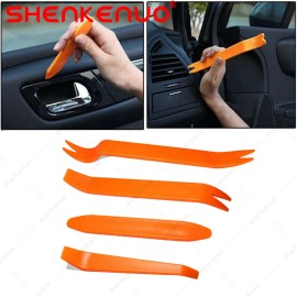 SHENKENUO Car Door Trim Removal Tool Pry Panel Dash Radio Body Clip Installer 4PCs Kit US