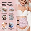 Pedobi 2 Pack Castor Oil Pack Wrap Organic Cotton for