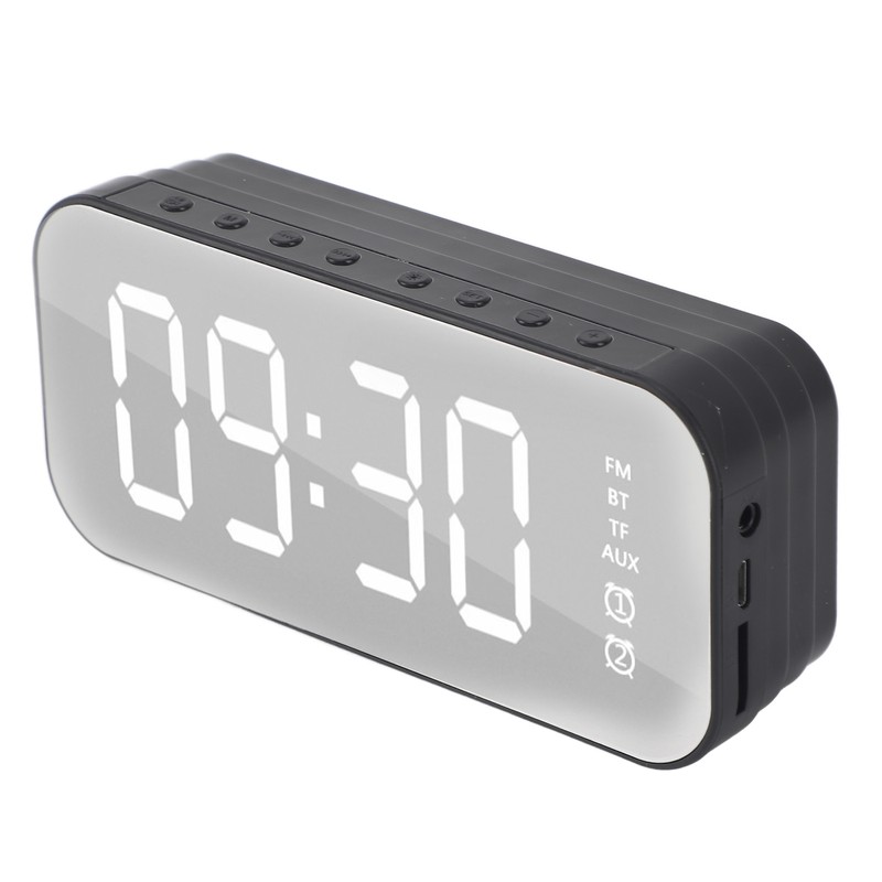 Bluetooth Speaker Alarm Clock Retro Small Multi Functional Desk Subwoofer