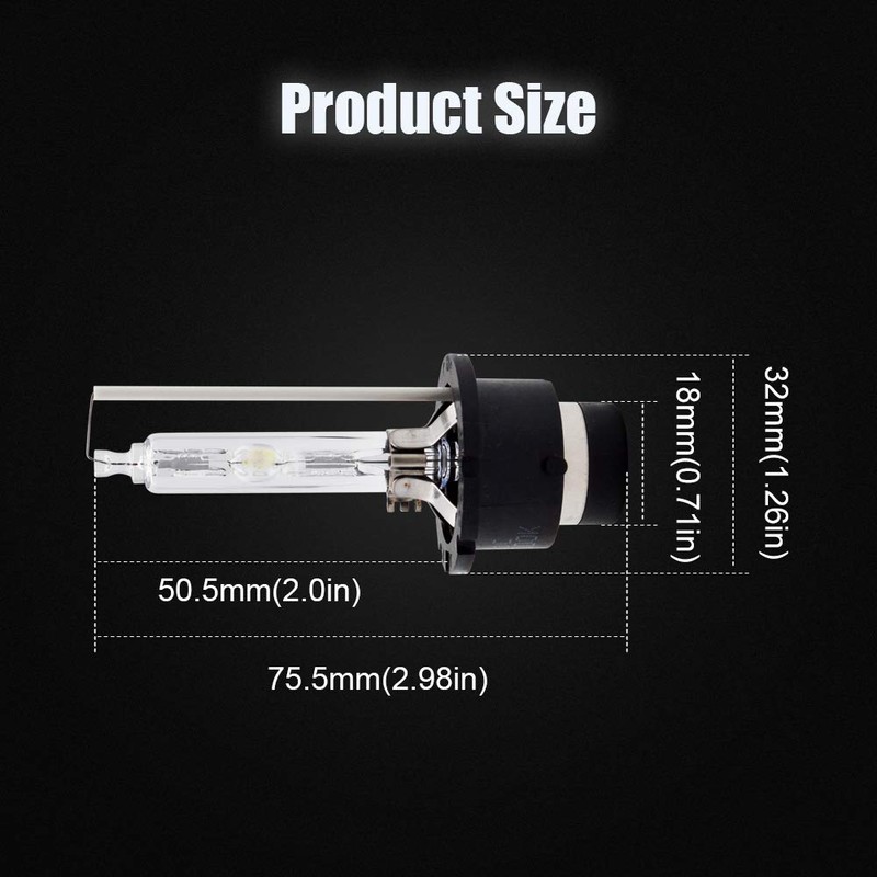 BeiLan D2S 6000K Xenon Bulb - Hid Xenon Headlight Bulb