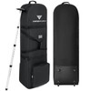 DAREKUKU Golf Travel Bag with Adjustable Support Rod, 900D Heavy