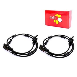 FKG ABS Wheel Speed Sensor Front Left and Right ALS102 For 2003-2005 Dodge Ram 2500, 2003-2005 Dodge Ram 3500, Set of 2