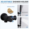 G-Promise All Metal Handheld Shower Set with 3-Function Showerwand, included