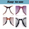 Eyeglass Nose Pads Adhesive 15 Pairs Silicone Soft Anti Slip