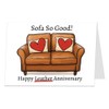 3rd Wedding Anniversary Card Leather Sofa Design Happy Third
