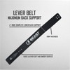 Beastpowergear Weight Lifting Belt With Lever Buckle 4" wide,10mm Thick