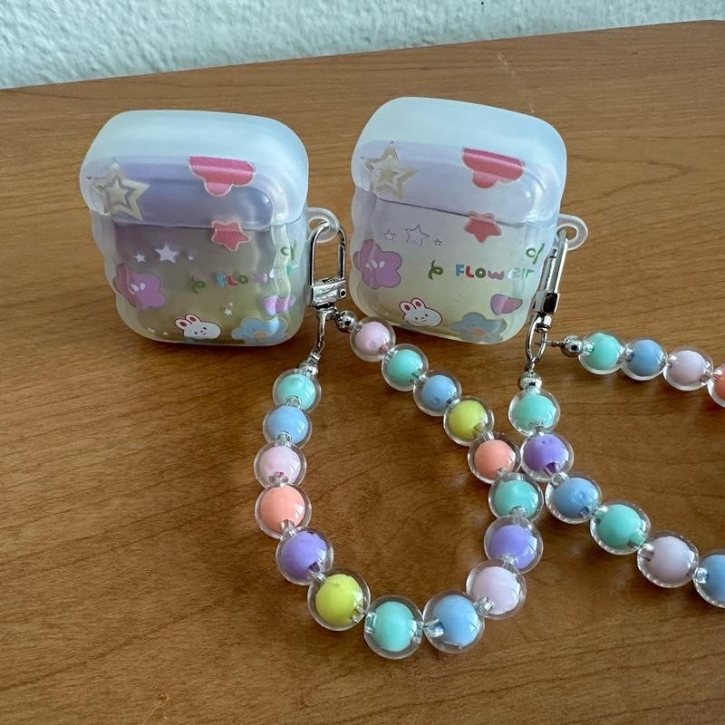 Transparent colorful Graphics AirPods Case Protection