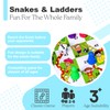 Classic Snakes & Ladders - Game for Children and Adults,