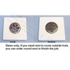 SeaLux Marine Round Butterfly Vent with Side Knob Stainless Steel