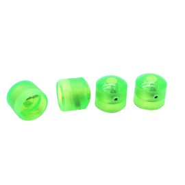 Jiayouy Set of 4 Plastic Potentiometer Rotary Knob Fit 6mm Shaft Pots Replacement for Electric Guitar Bass Volume Tone Knob Green