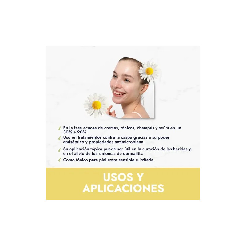 Hidrolato De Manzanilla Calmante, Descongestivo 120 Ml Todo Tipo De