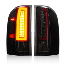 Tail Lights Assembly [LED Kit] Fit for Chevy Silverado 1500 2500HD 3500HD 07-14, for GMC Sierra 3500HD 08-14, for Sierra Denali 3500 11-14 with Dual Rear Wheel ONLY, Rear Taillights, Smoked Lens