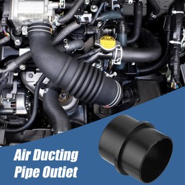 2pcs 75mm Heater Ducting Connector Round Duct Pipe, Plastic 75mm Ducting Joiner Connector Pipe, Connector Ventilation Pipe Round Duct Pipe for Eberspacher Espar or Webasto Heater