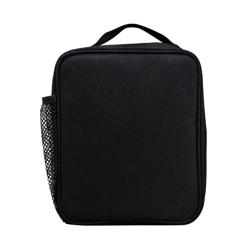 DAWAN freezable Insulated lunch bag,Built in detachable ice pack, Black,