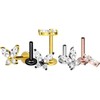 PIERCINGLINE Titanium Labret with Internal Thread Titanium Attachment Crystal Butterfly