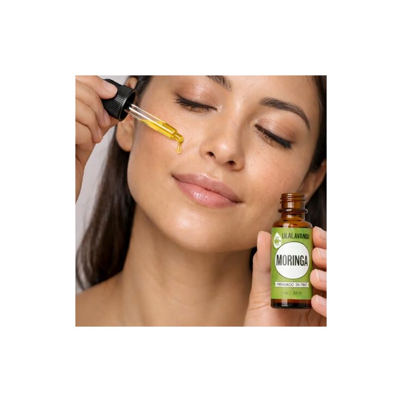 LilaLavanda - Aceite Facial de Moringa Orgánico Prensado en Frío