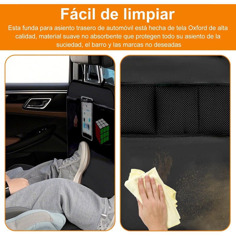 ANNIEMOOM 2 Piezas Protector del Asiento para Coche, Protector de