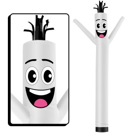 Inflatable Tube Man Wacky Wave Dancer for Outdoor Advertising Promotion Air Dancer - Orange (Blower Not Included)Color: White, Size: 6FT