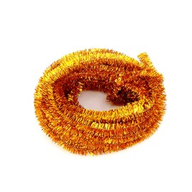 Echeveau Chenille Glitter, Gold, 10 M x 6 mm