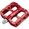Reverse E-Escape Flat Bicycle Pedal Light Red